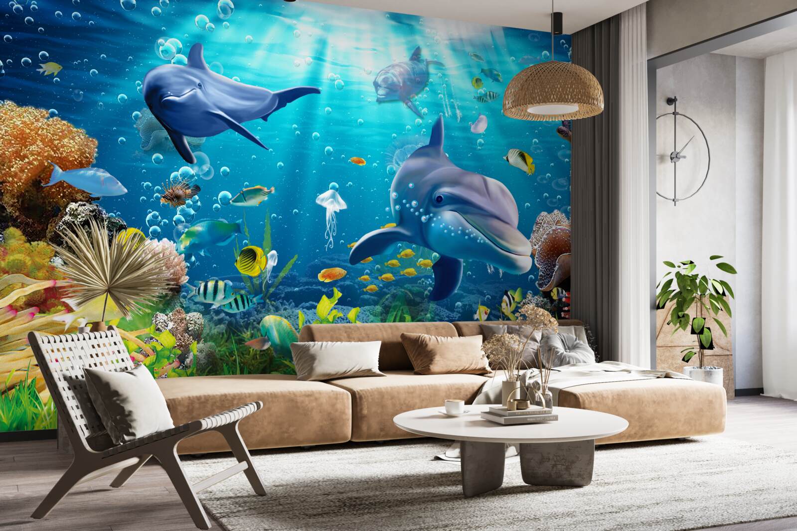 Fototapeten Faszinierendes Unterwasseruniversum