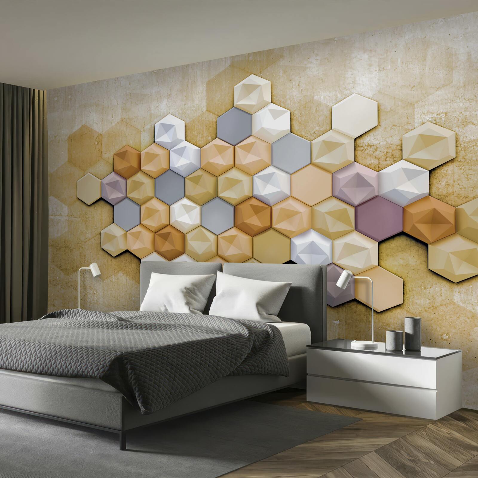 Fototapeten Zelldesign in Live -Schatten des Mosaiks