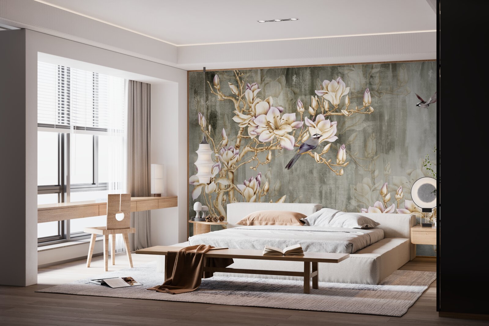 Fototapeten Pastellchinoiserie