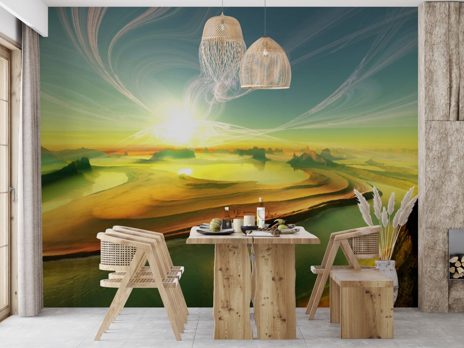 Fototapeten Wind der Transformation