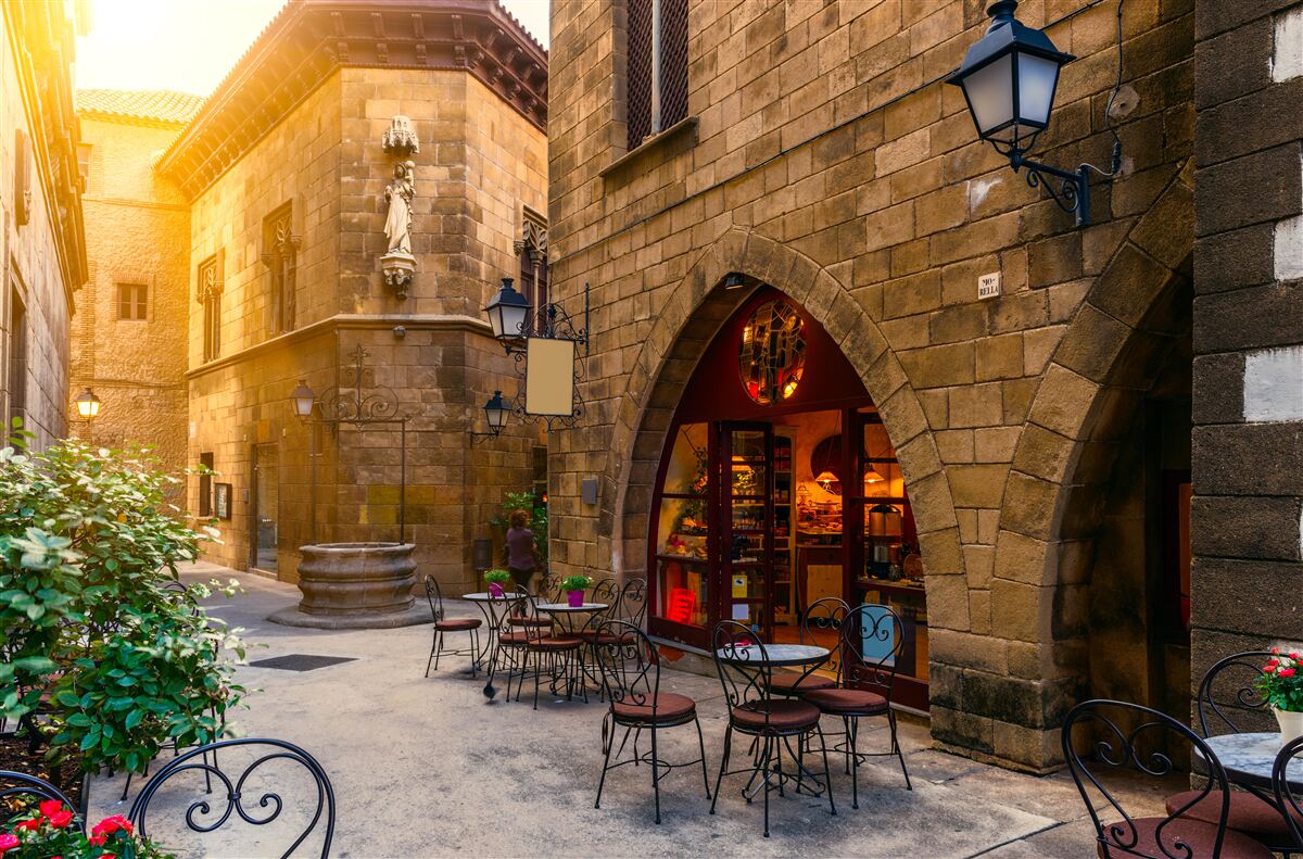 Fototapeten Barcelona, ​​Gothic District
