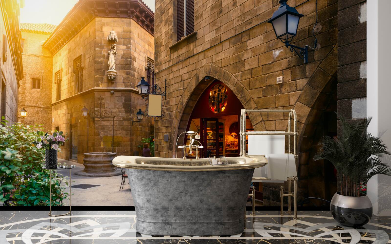 Fototapeten Barcelona, ​​Gothic District