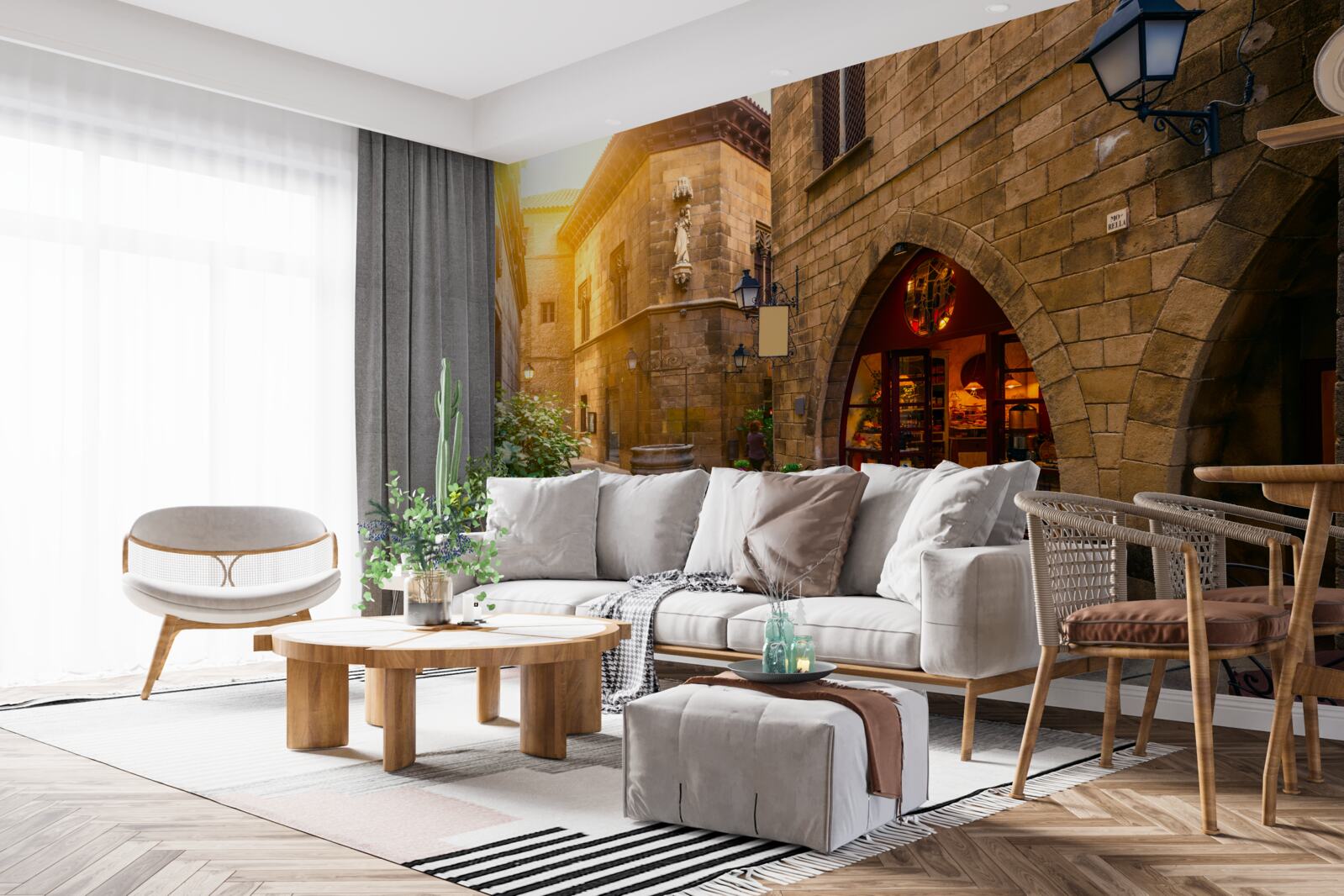 Fototapeten Barcelona, ​​Gothic District