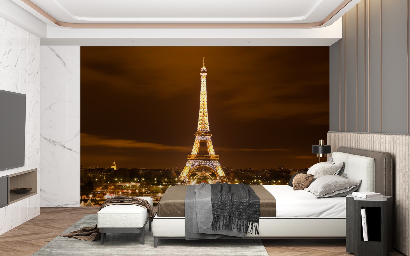 Fototapeten Paris 'Seele in der Nacht