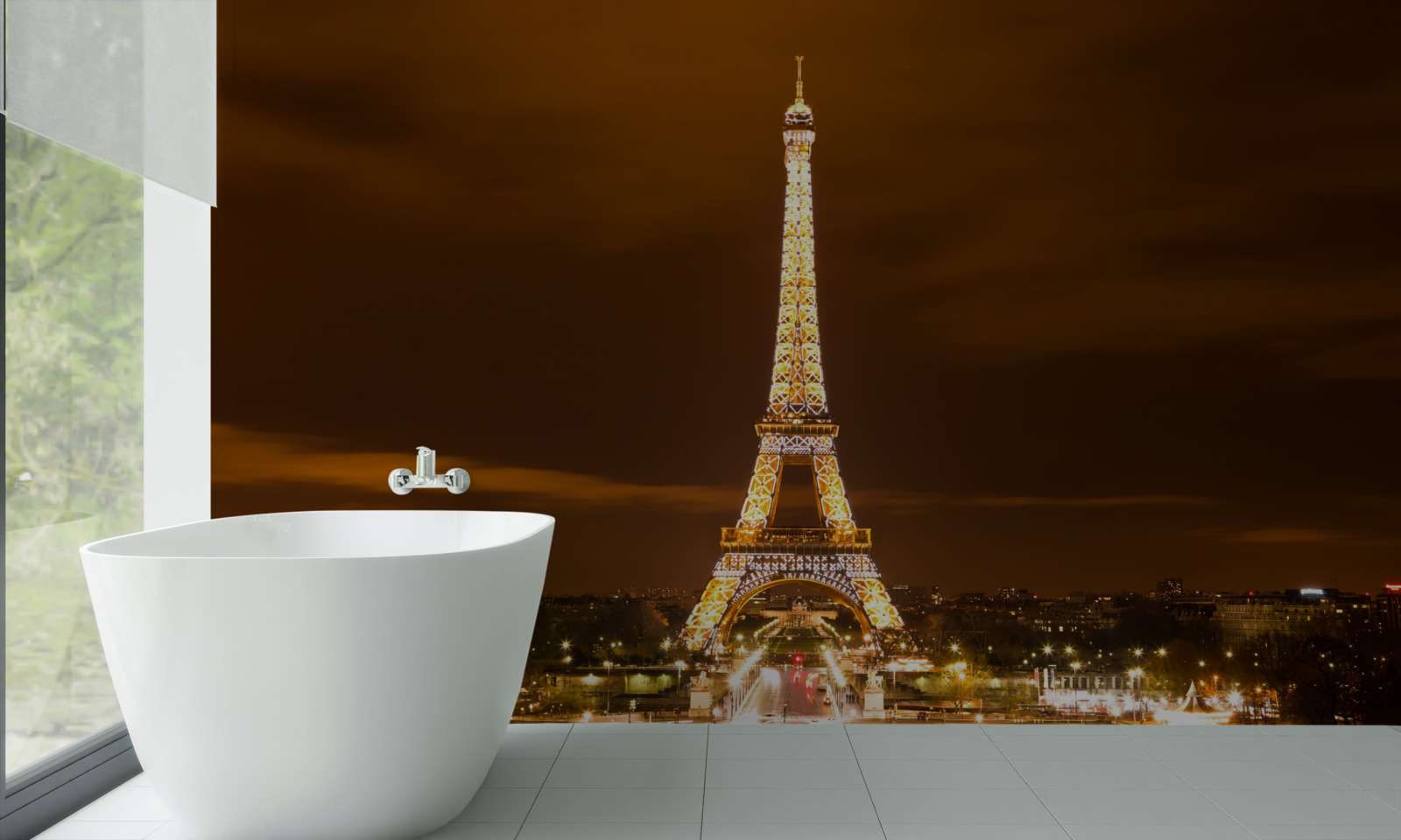Fototapeten Paris 'Seele in der Nacht