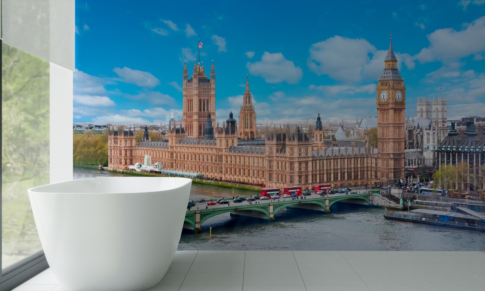 Fototapeten Big Ben und Parlament sind Londons Herz