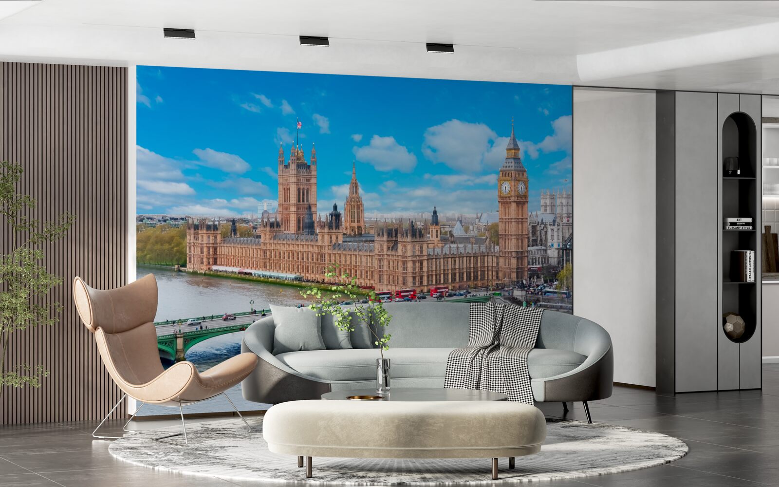 Fototapeten Big Ben und Parlament sind Londons Herz