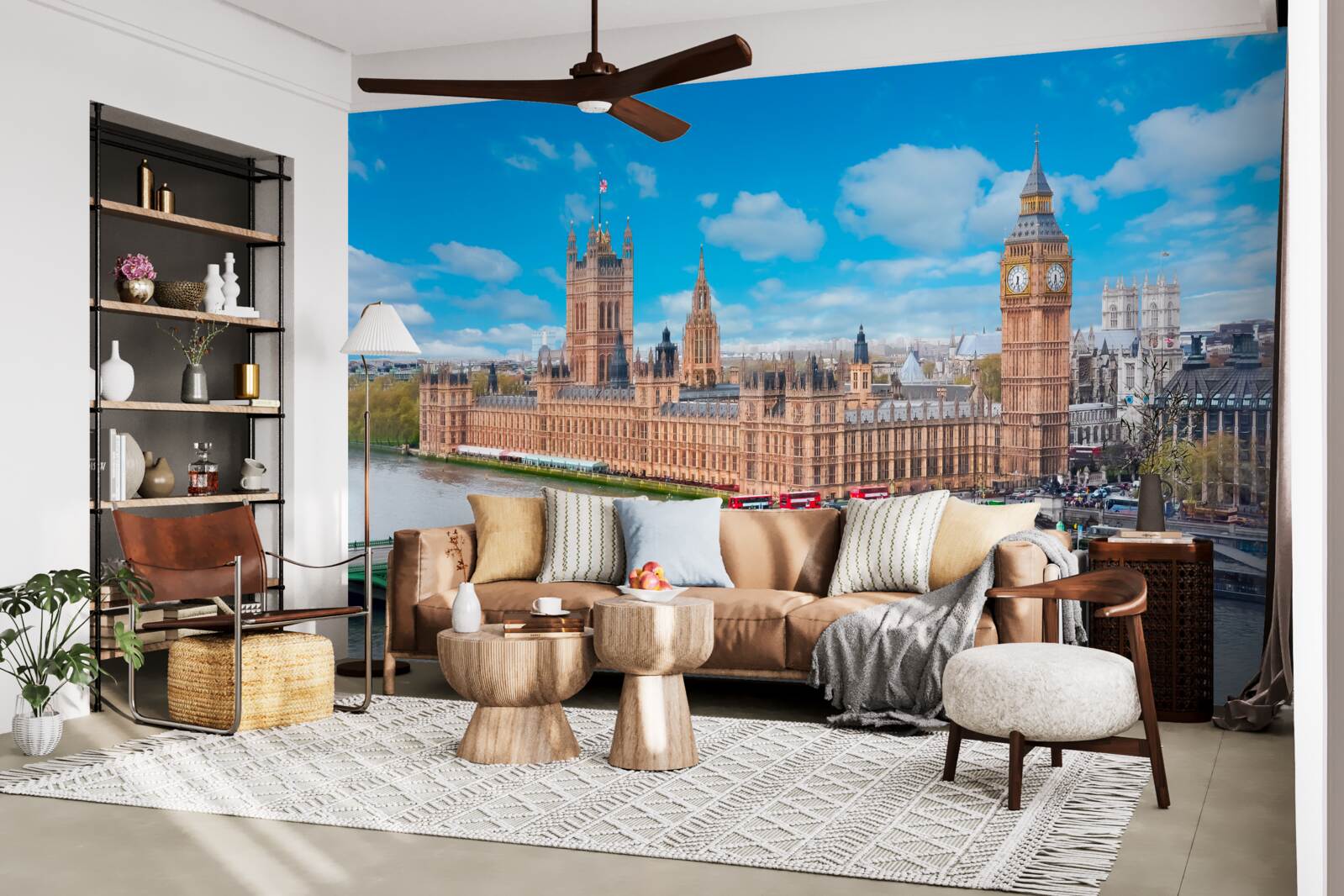 Fototapeten Big Ben und Parlament sind Londons Herz