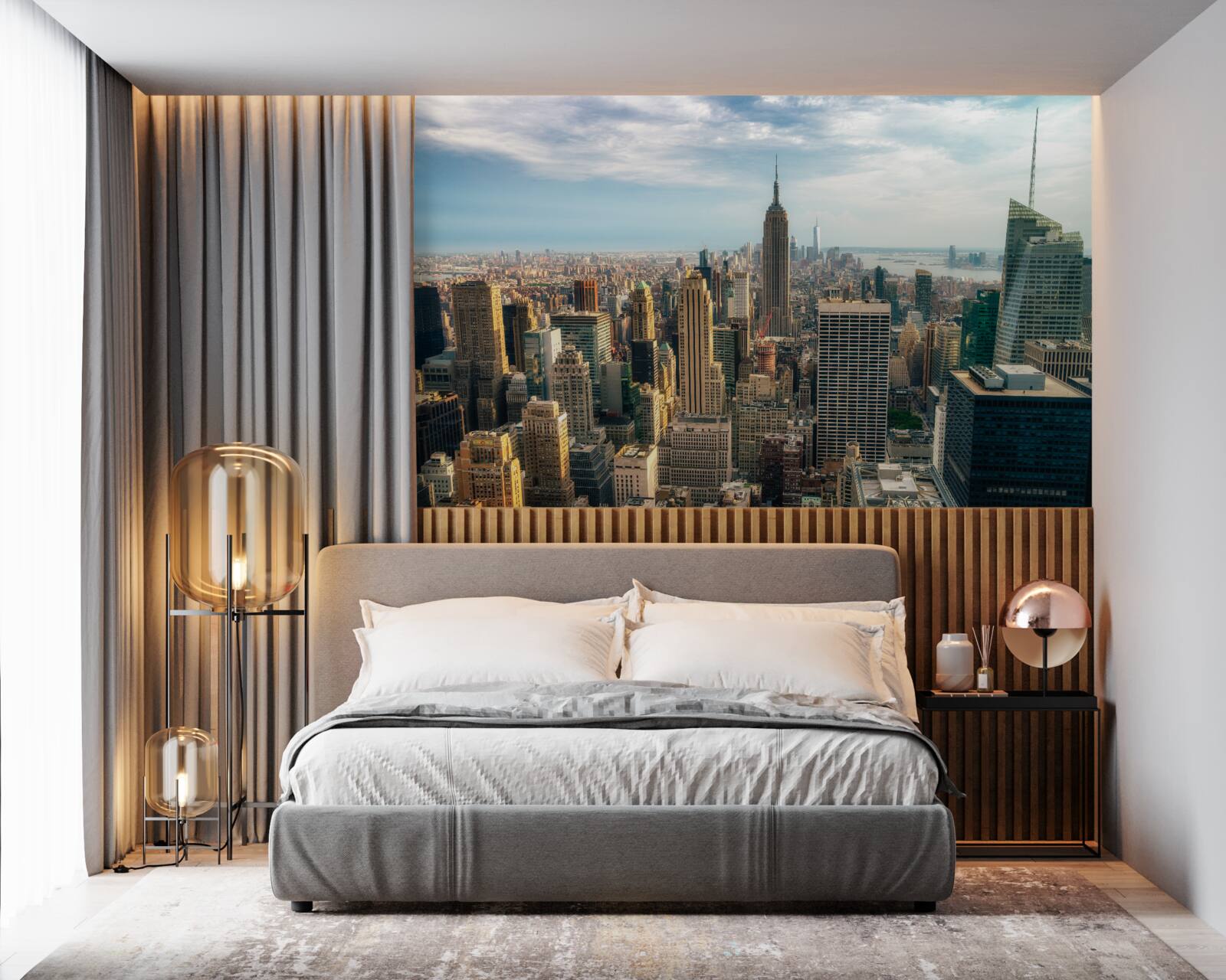 Fototapeten Die Konstruktion des Empire State geht in vollem Gange
