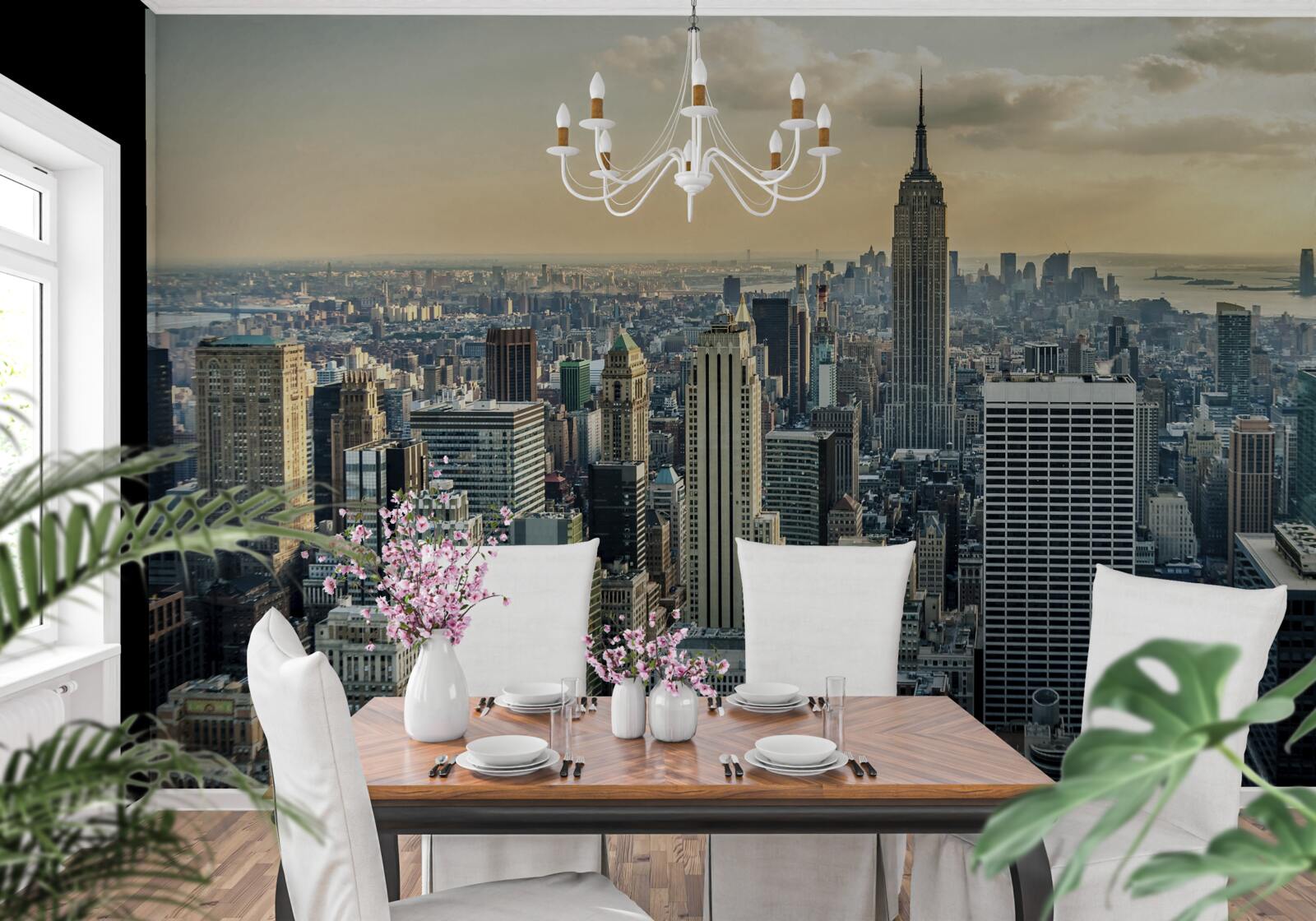 Fototapeten Sehen Sie sich 360 Grad auf New York an