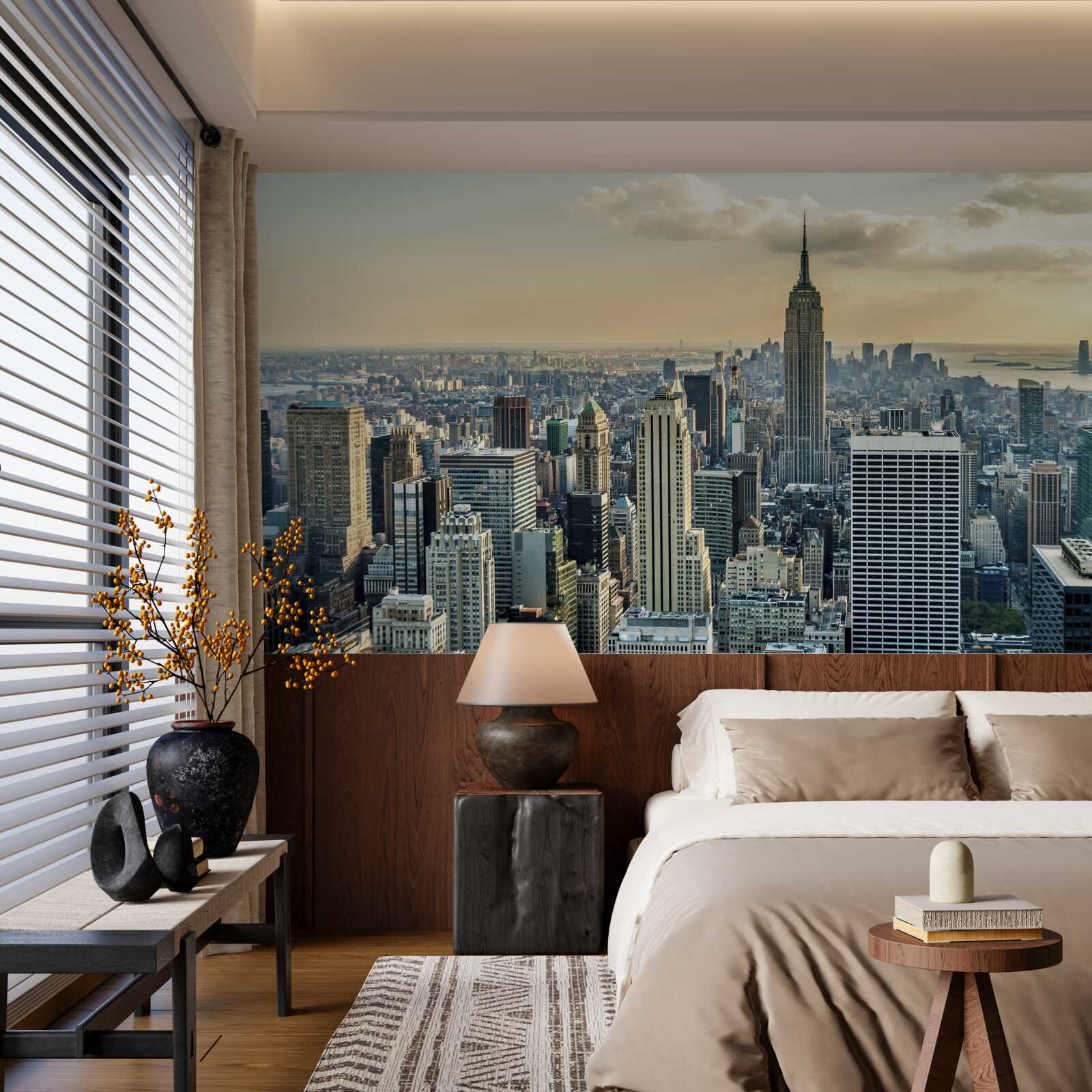 Fototapeten Sehen Sie sich 360 Grad auf New York an