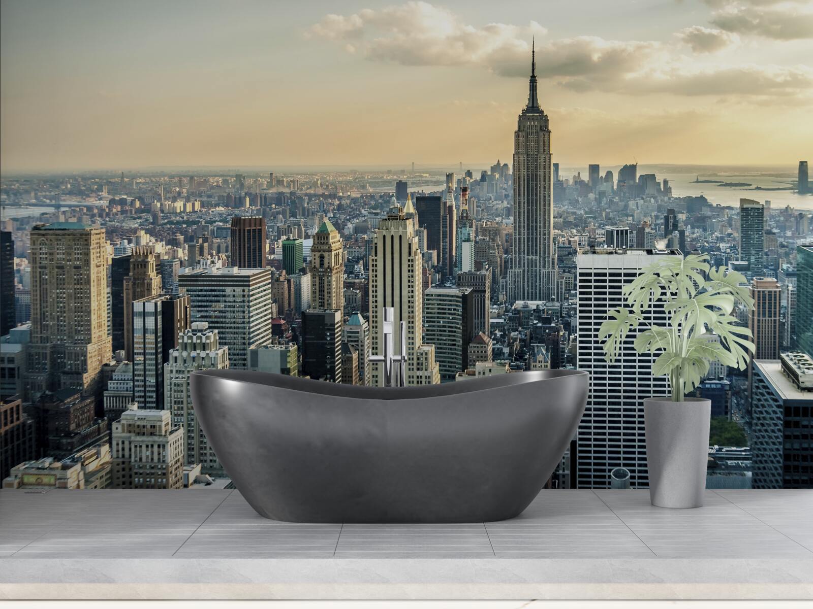 Fototapeten Sehen Sie sich 360 Grad auf New York an