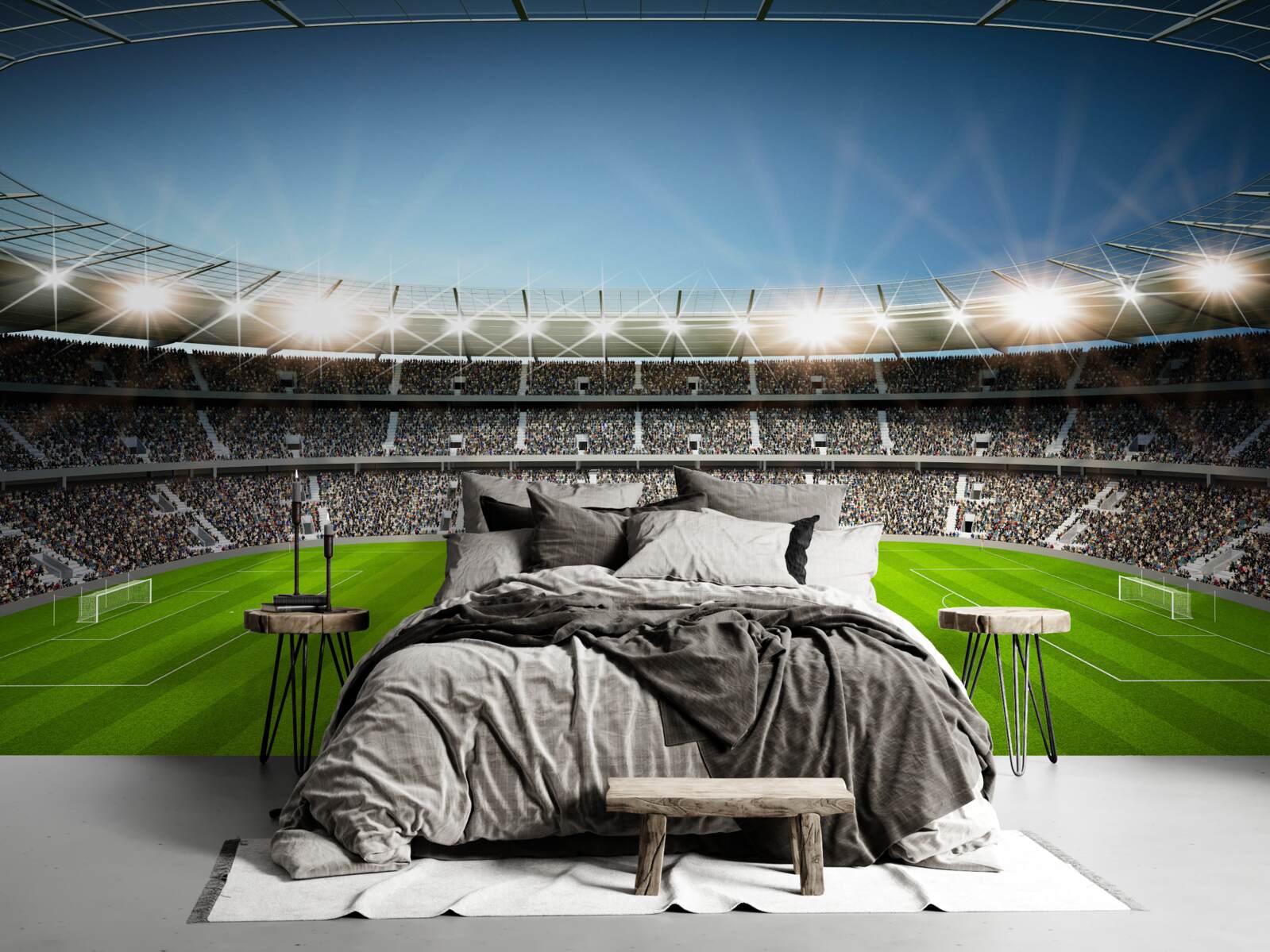 Fototapeten Stadion mit Fans