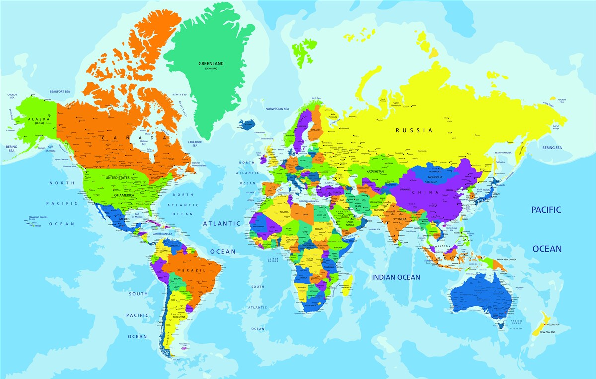 Fototapeten Globale politische Situation