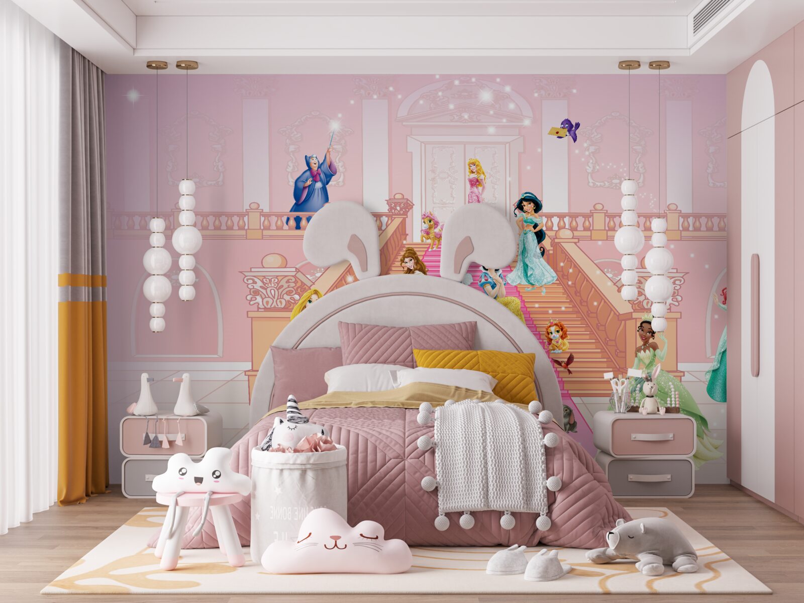 Fototapeten Disney Cartoon Prinzessinnen