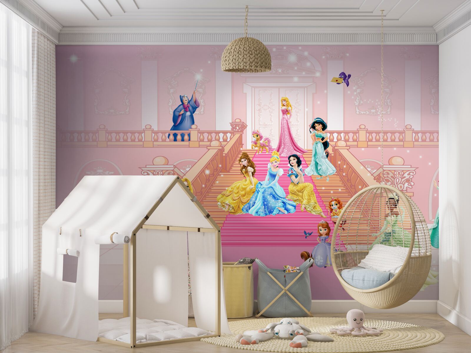 Fototapeten Disney Cartoon Prinzessinnen