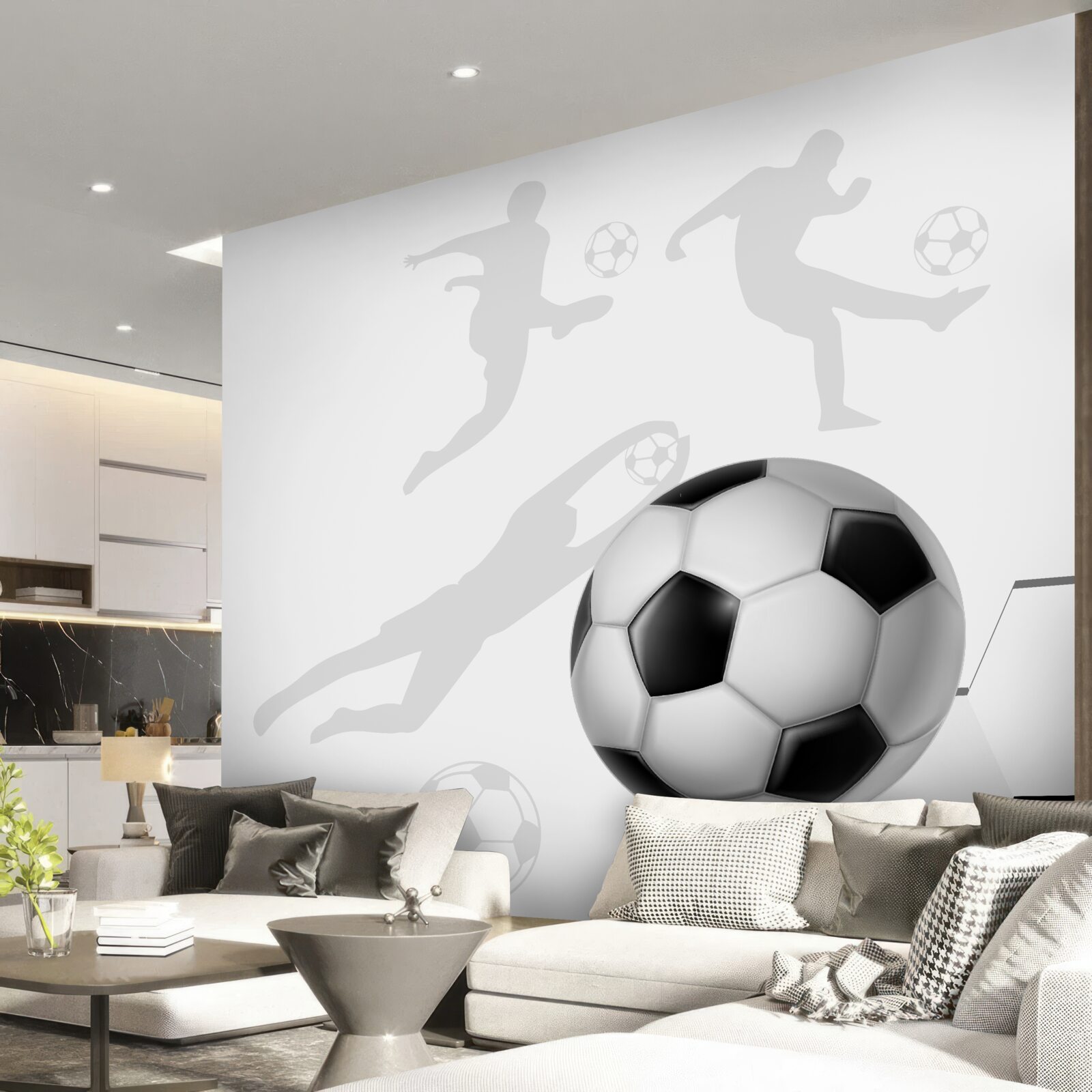 Fototapeten Großer Fußball