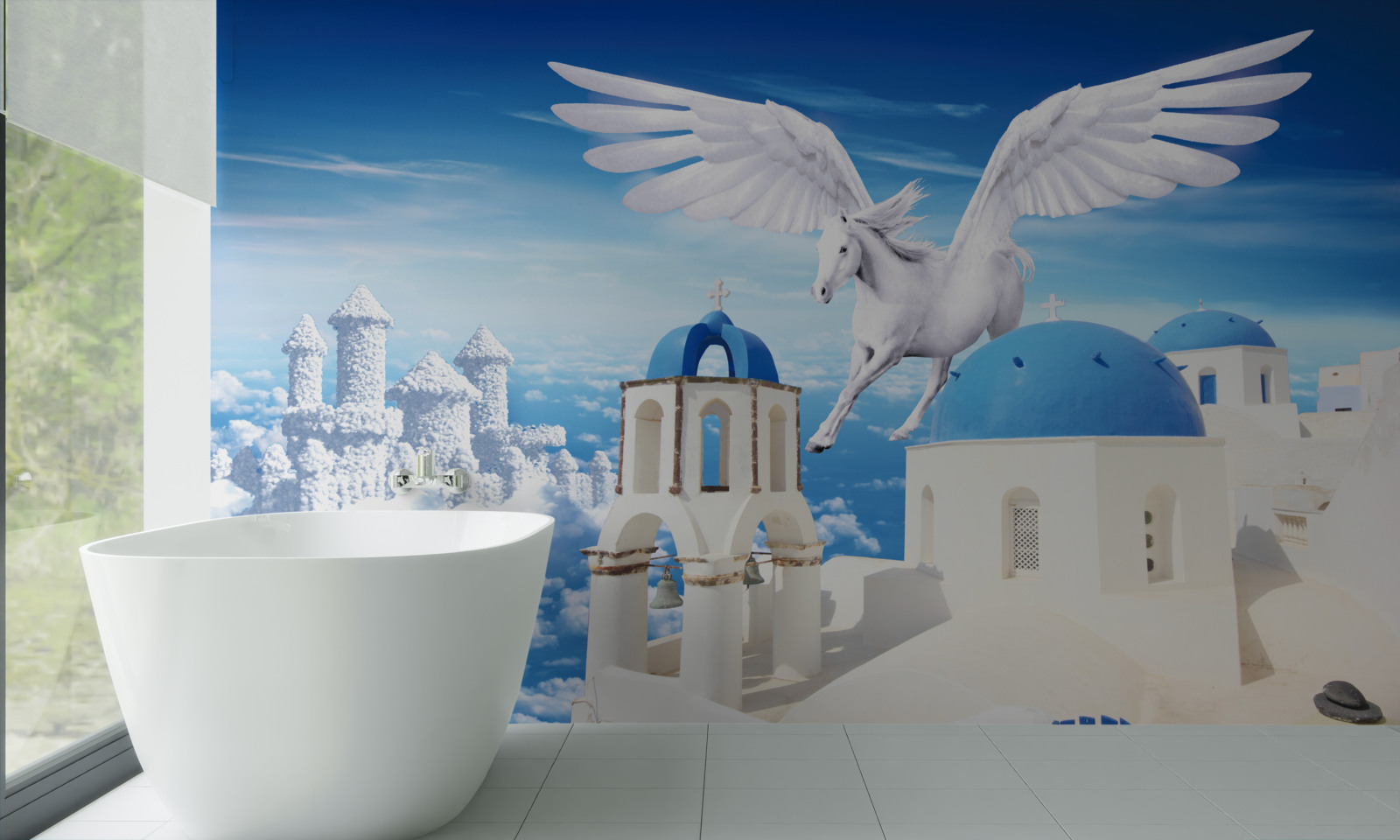 Fototapeten Pegasus gleiten leichter