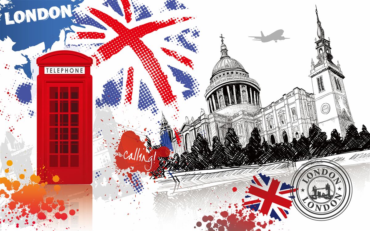Fototapeten Ein hervorragendes Symbol Londons
