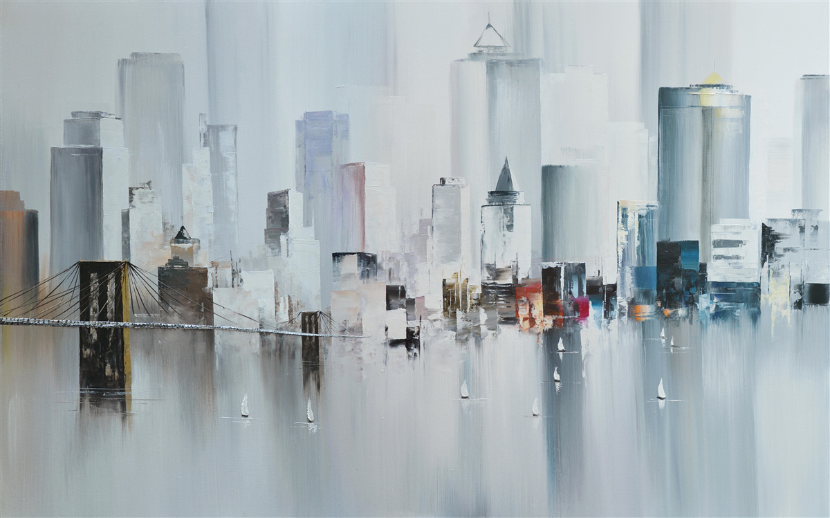 Fototapeten Bei regnerischem Wetter in New York
