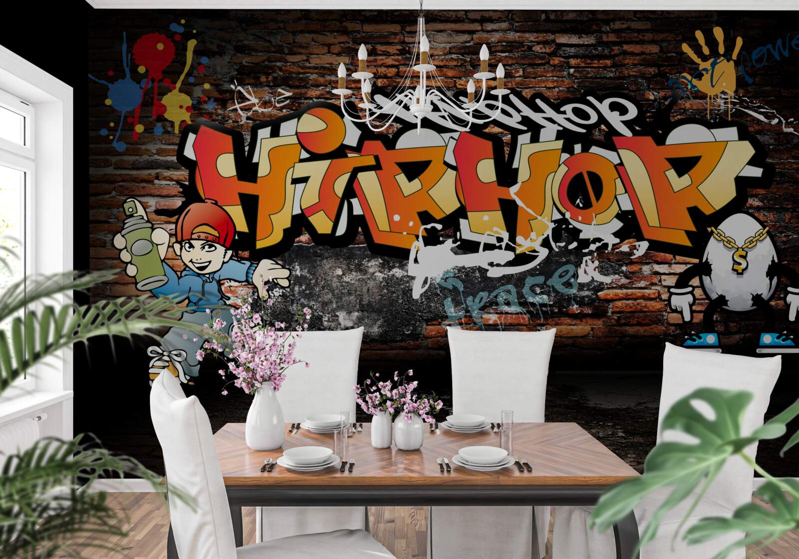 Fototapeten Hip -Hop Graffiti