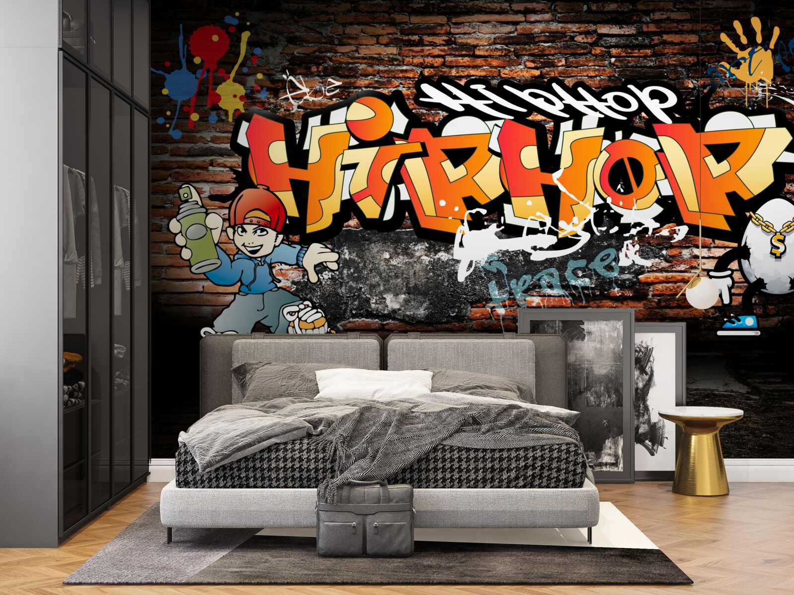 Fototapeten Hip -Hop Graffiti