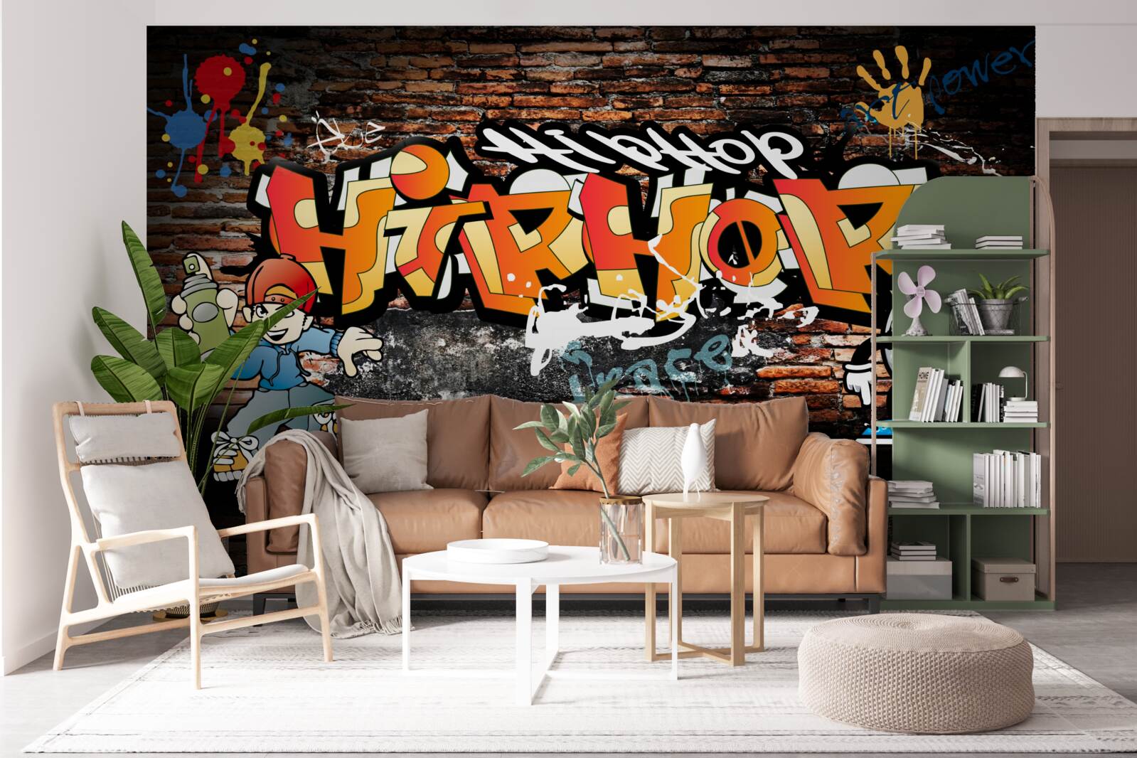 Fototapeten Hip -Hop Graffiti