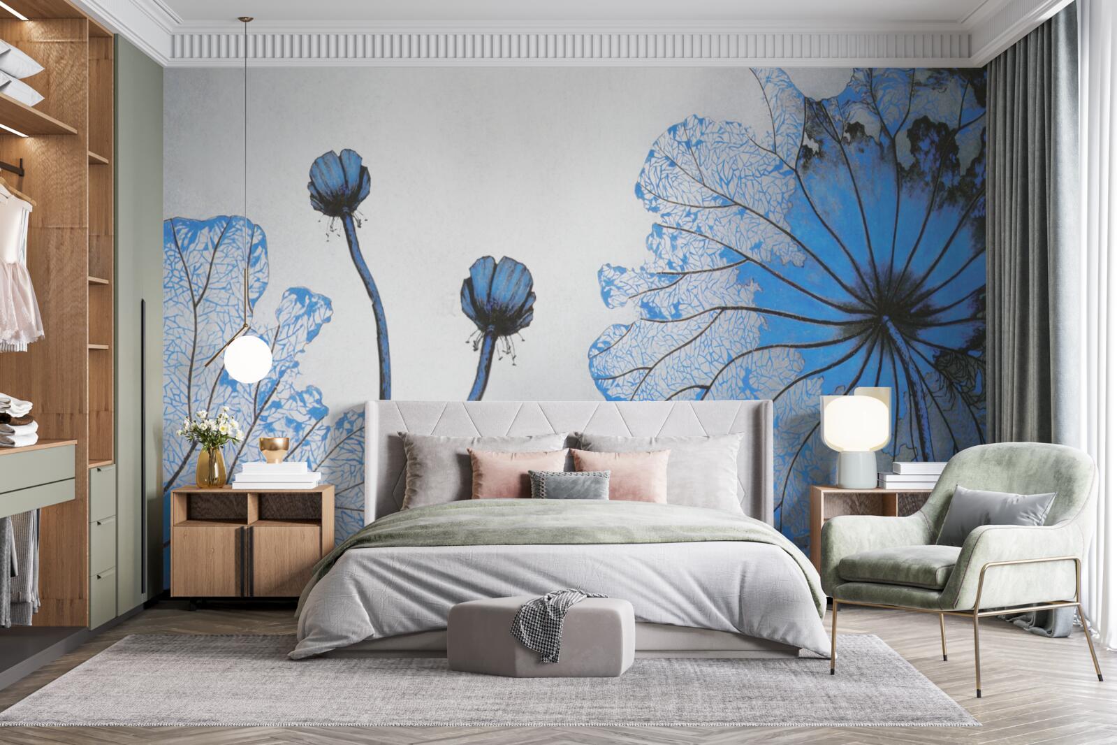 Fototapeten Eine detaillierte Übersicht über exotische Blumen