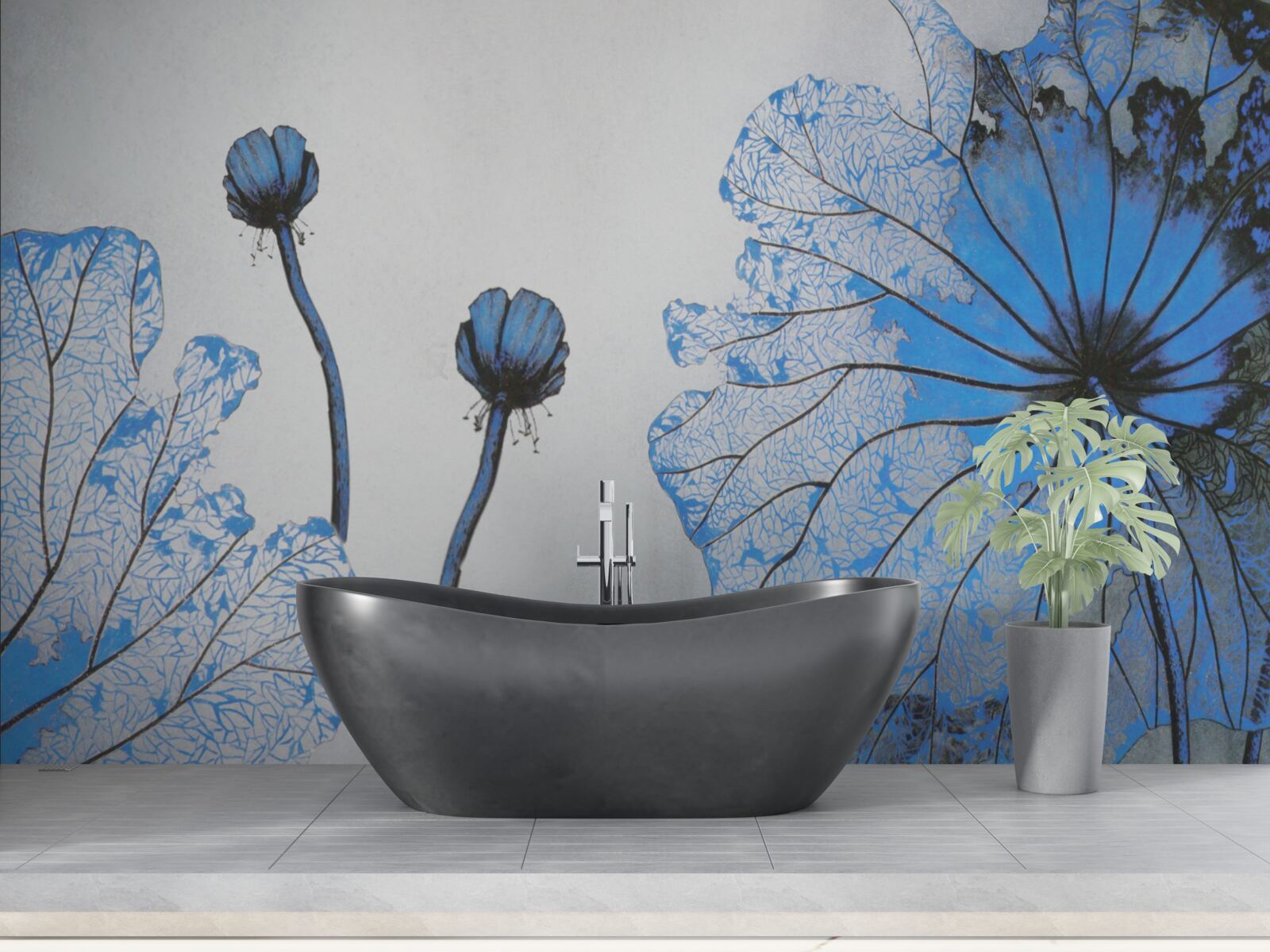 Fototapeten Eine detaillierte Übersicht über exotische Blumen