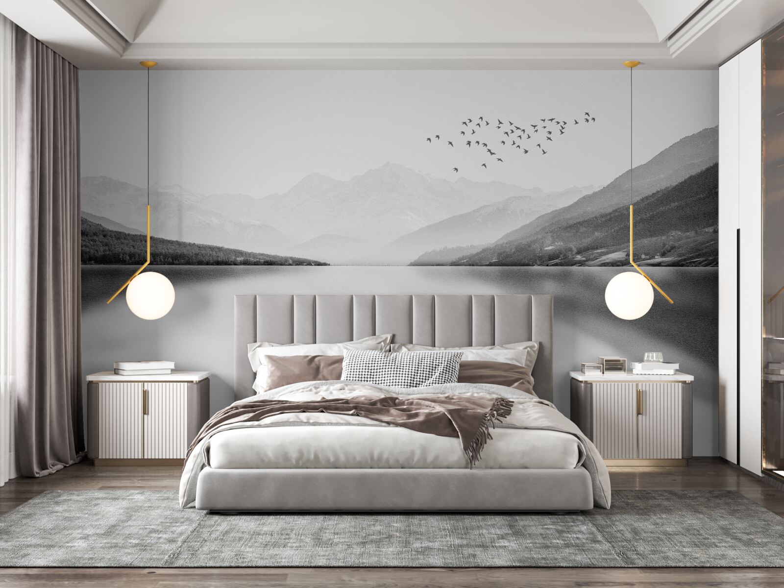 Fototapeten Angeln im Zentrum von Pokyne Staw