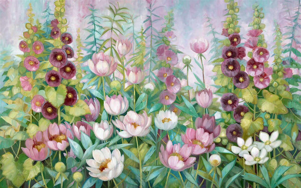 Fototapeten Die Welt der Waldblumen
