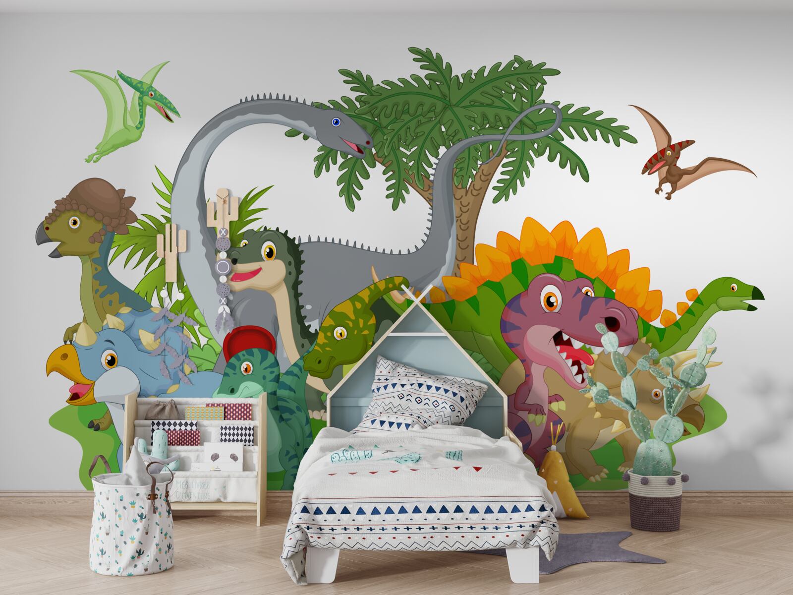 Fototapeten Dinosaurier mit Lächeln