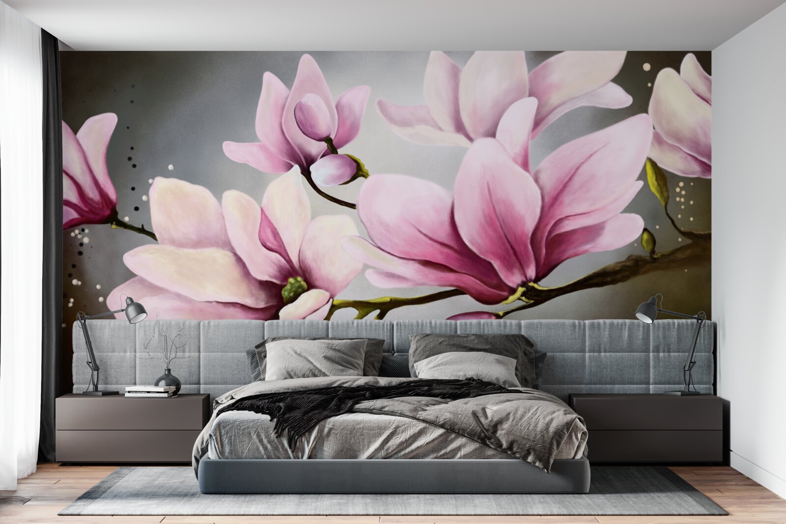 Fototapeten Magnolien mit einem subtilen Aroma