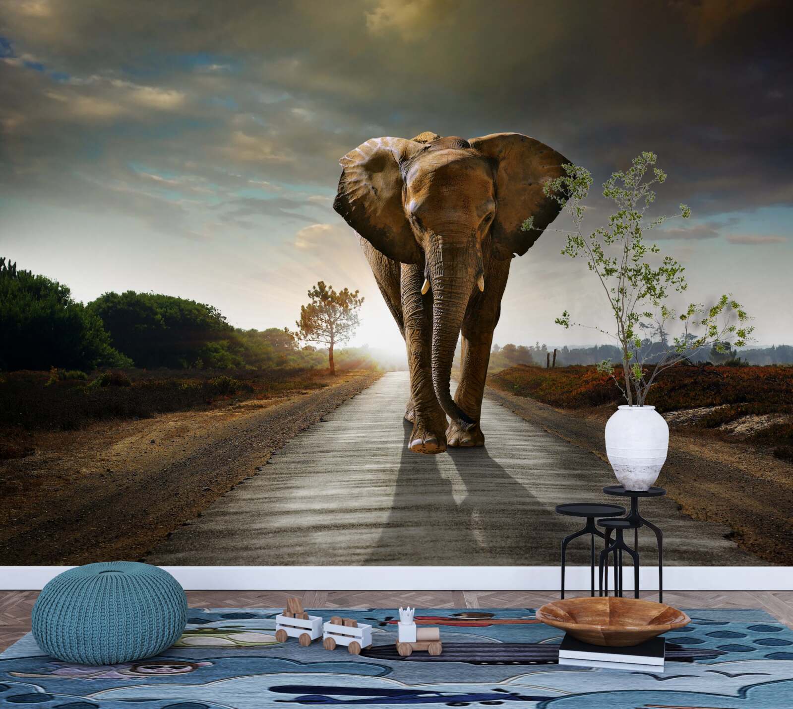 Fototapeten Elephants Reise geht weiter