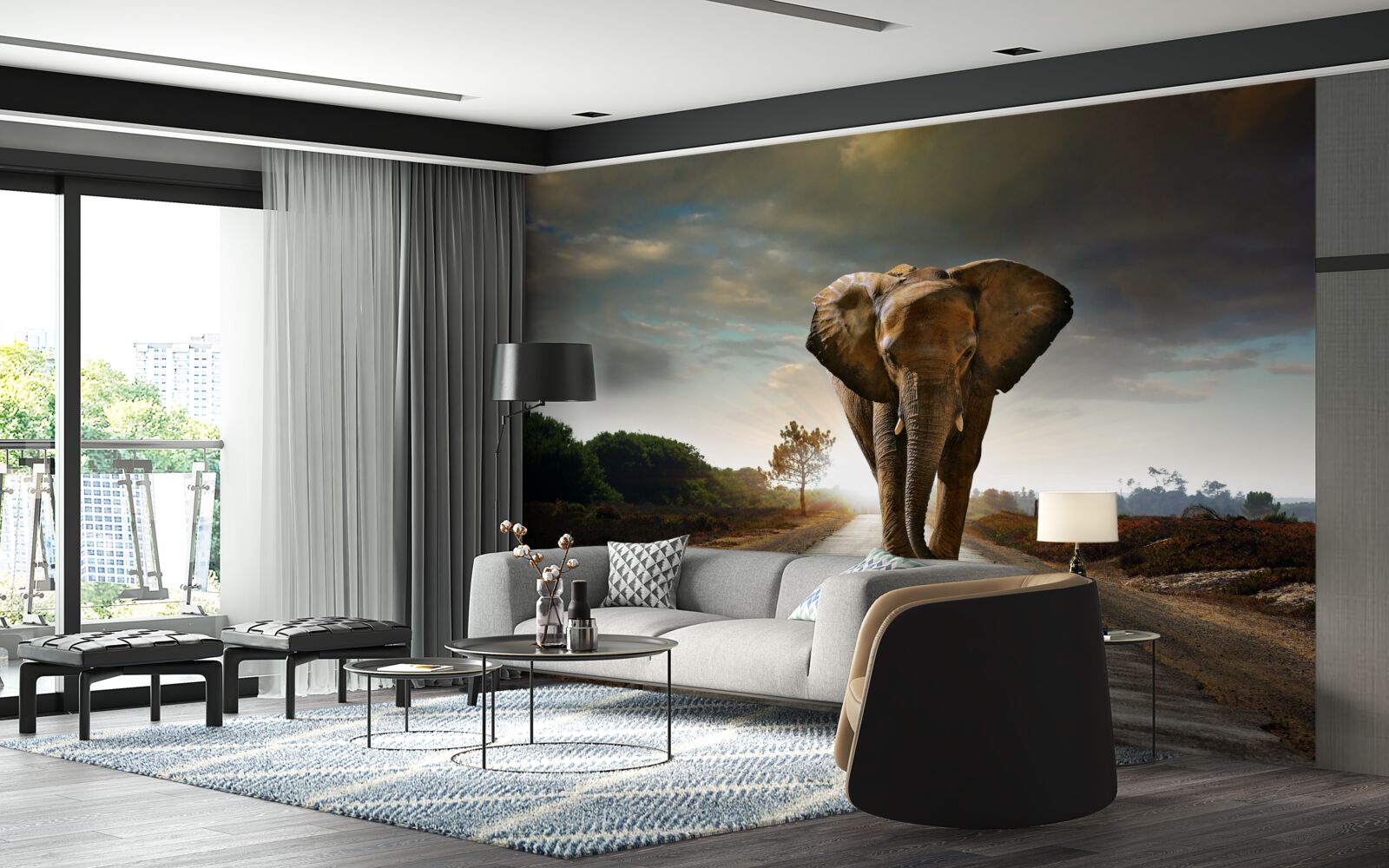 Fototapeten Elephants Reise geht weiter