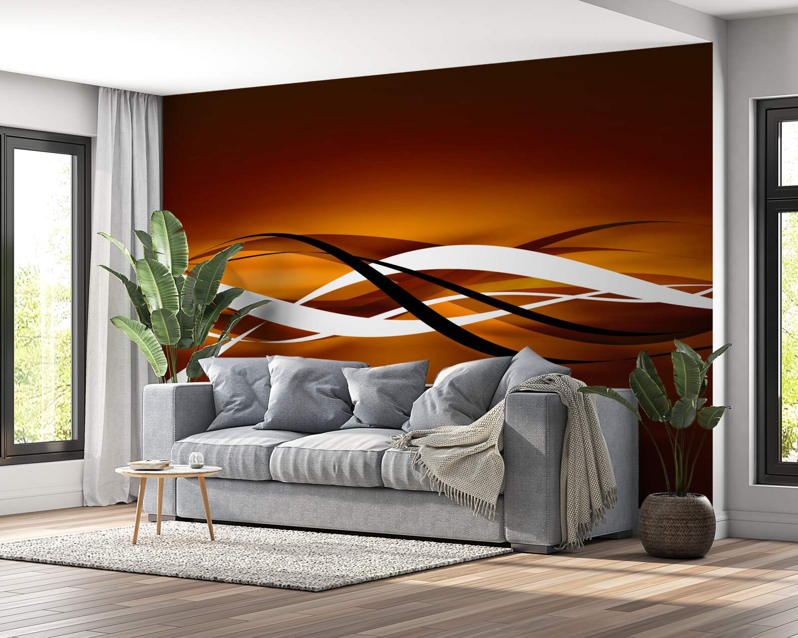 Fototapeten Endlose Bronzepfade