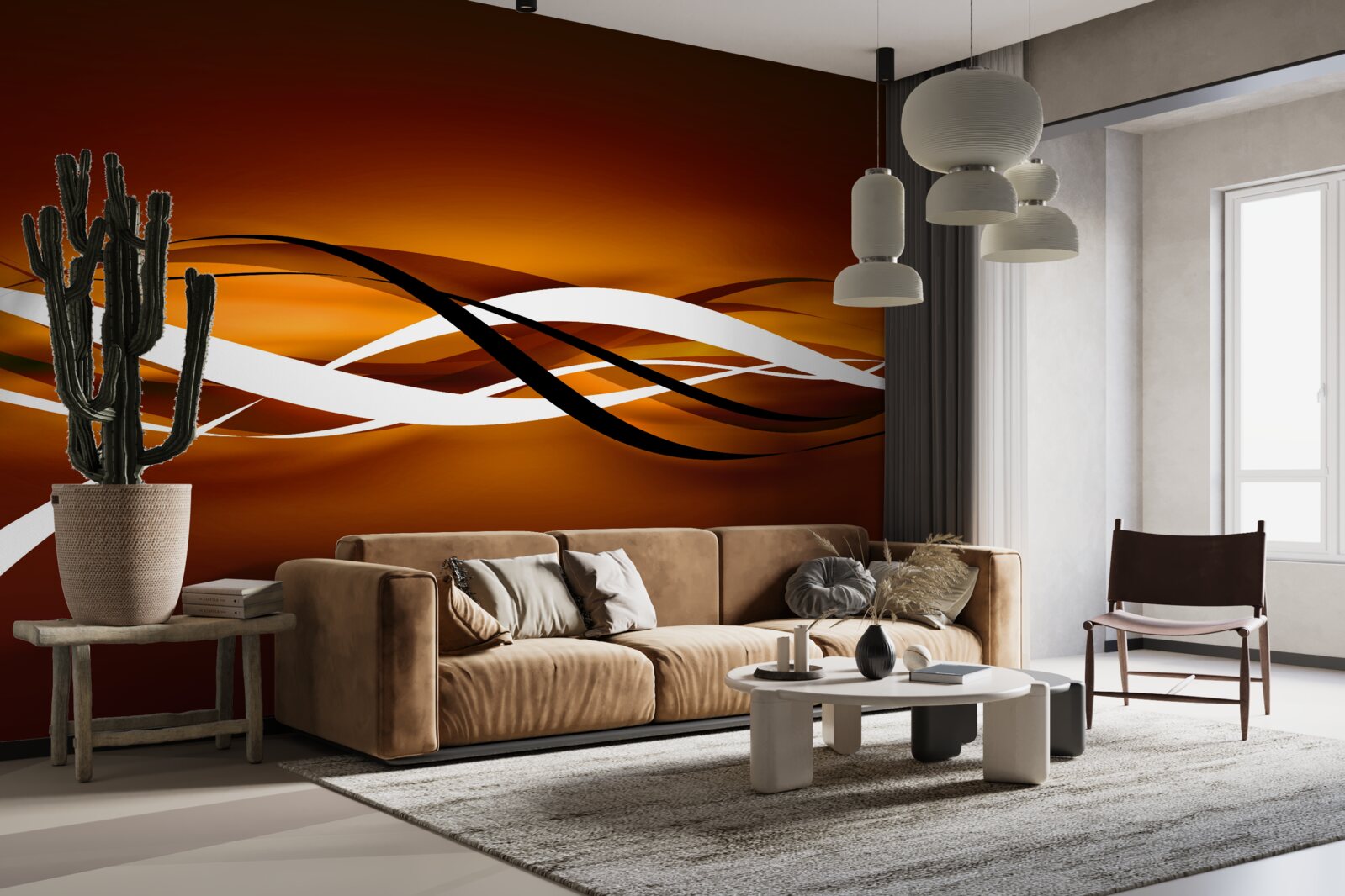 Fototapeten Endlose Bronzepfade