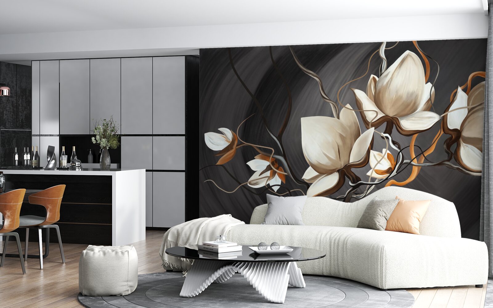 Fototapeten Schnee -Weiß -Magnolie öffnen