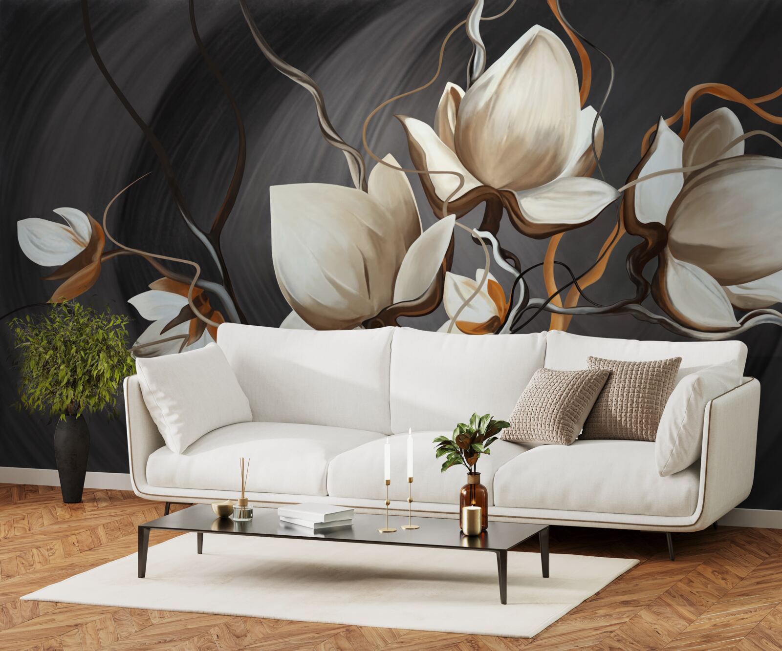 Fototapeten Schnee -Weiß -Magnolie öffnen