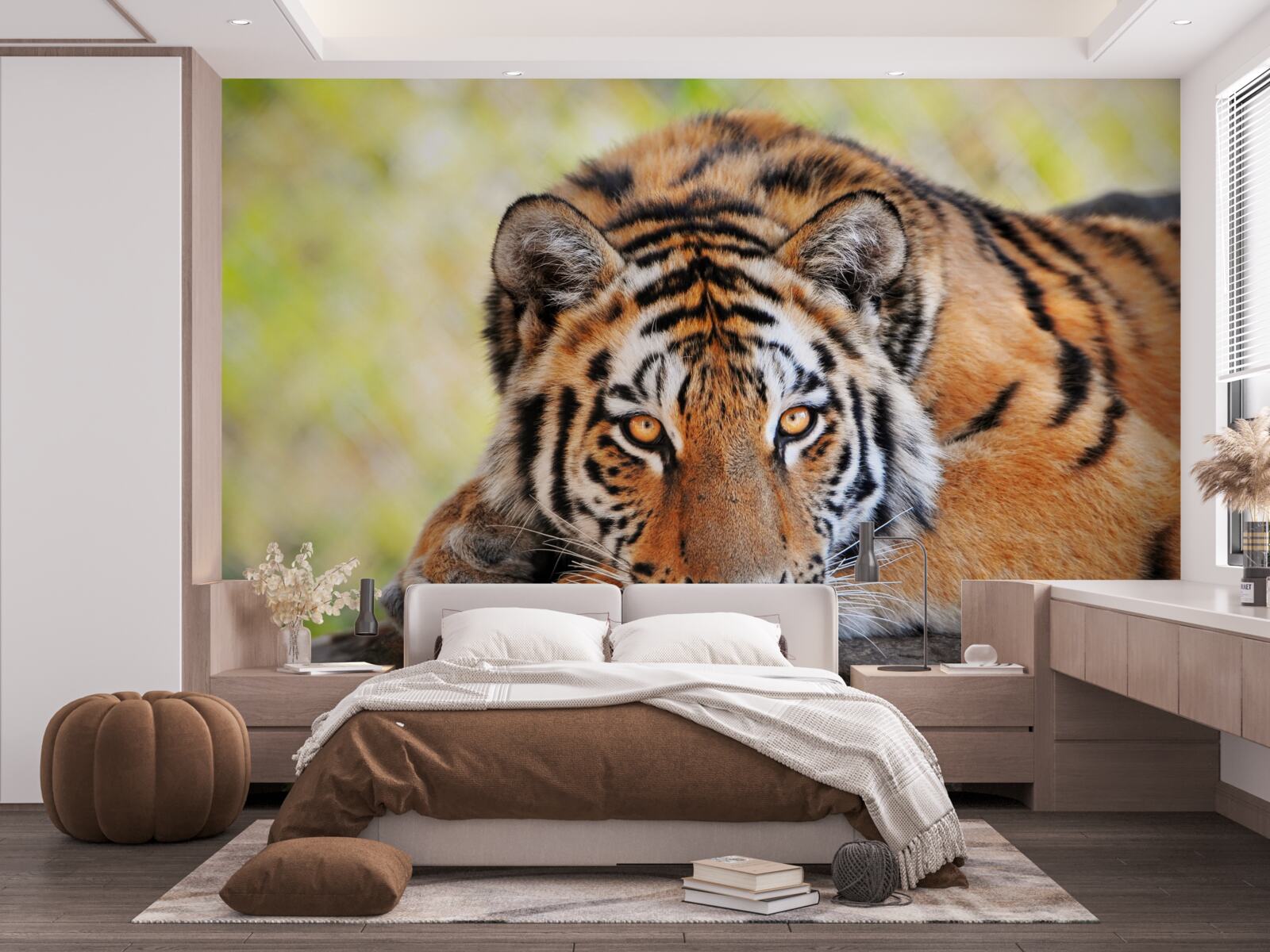 Fototapeten Tiger -Raubtier wurde überfallen