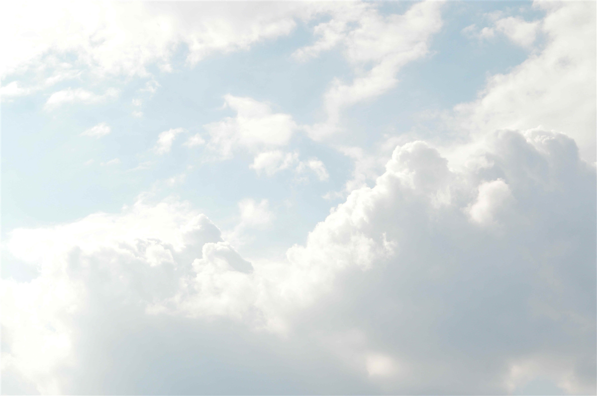 Fototapeten dichte Milchwolken
