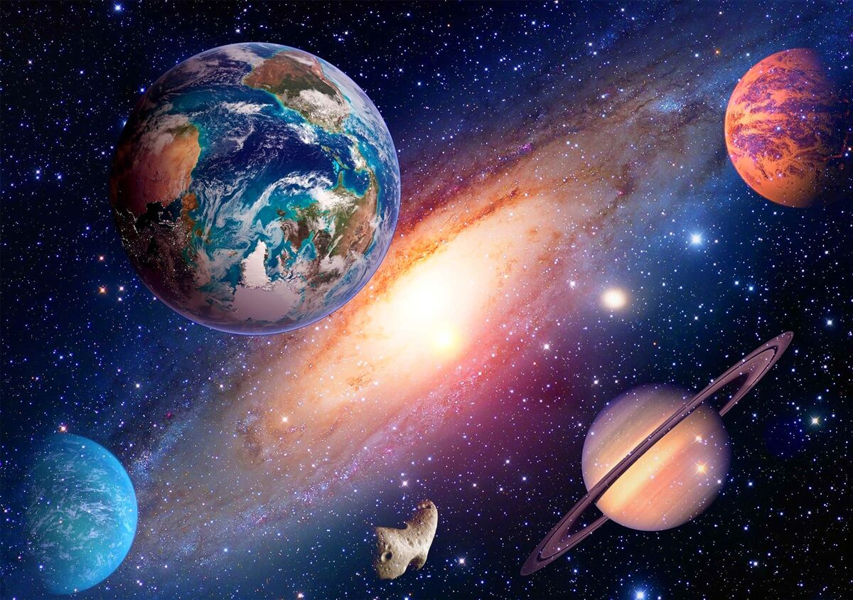 Fototapeten Sonnensystem Planet