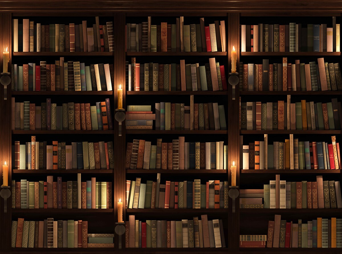 Fototapeten Reiche historische Bibliothek