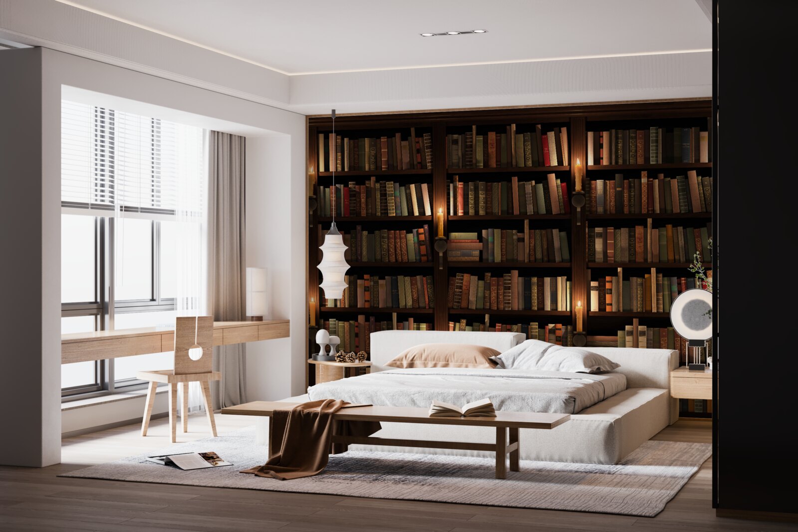 Fototapeten Reiche historische Bibliothek