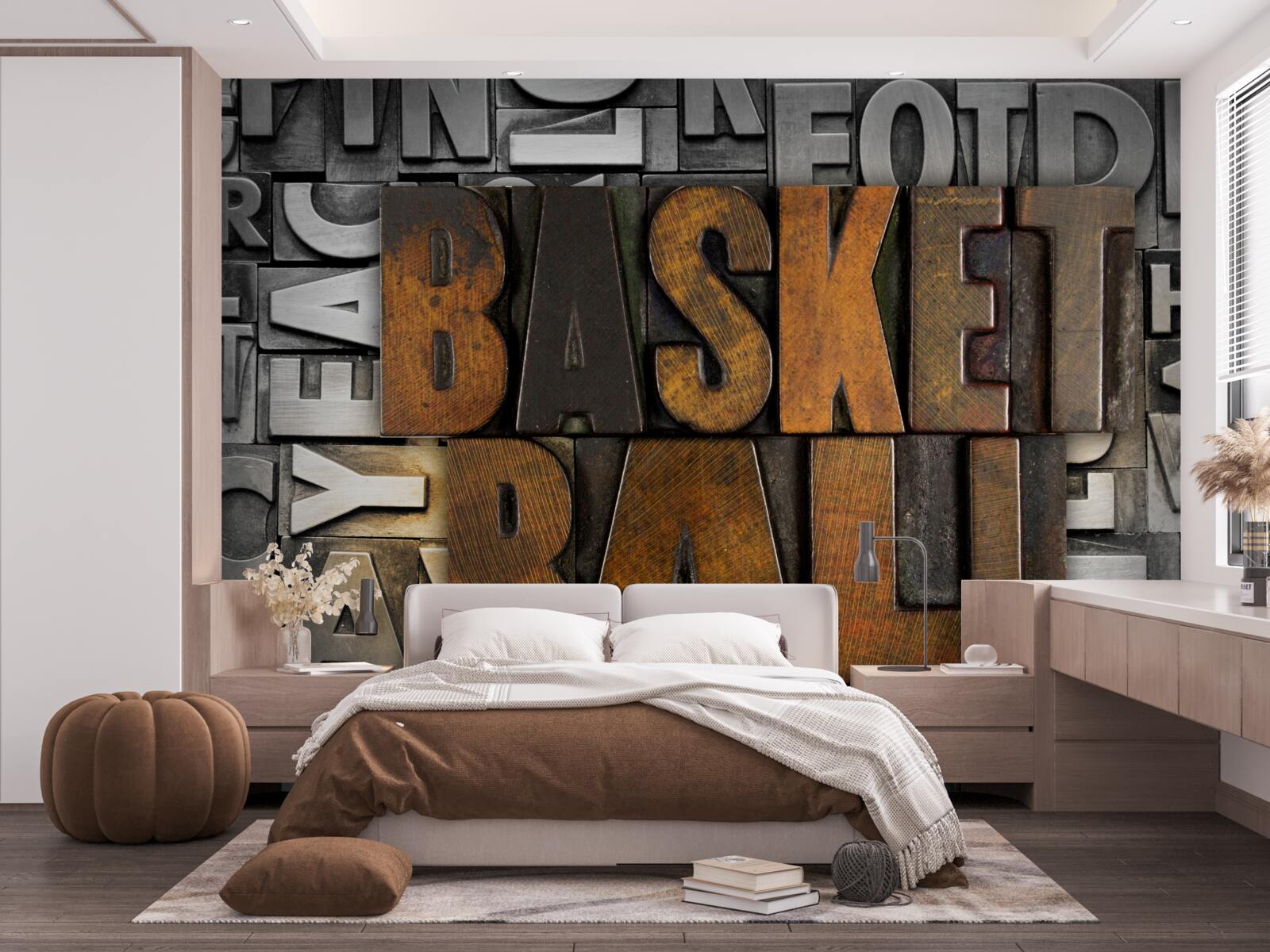 Fototapeten "Basketball" auf Metall graviert