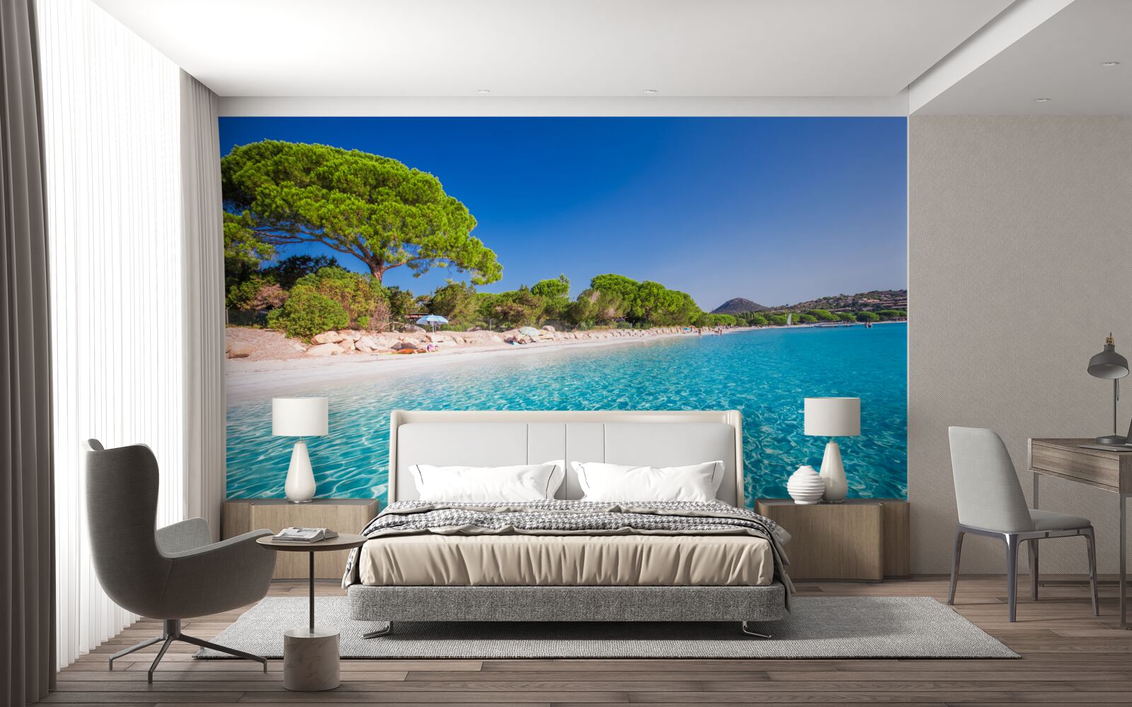 Fototapeten Santa Giulia Beach