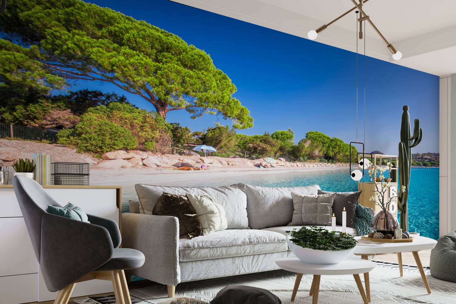 Fototapeten Santa Giulia Beach