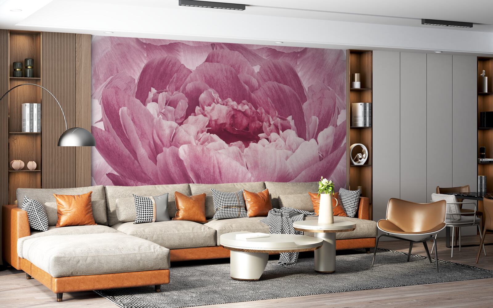 Fototapeten Schwere rosa Asterblume