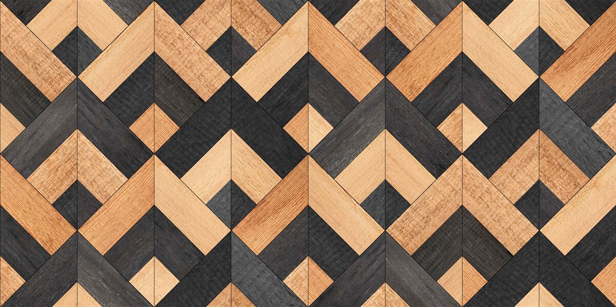 Fototapeten Interlacing Dark und Hellholz