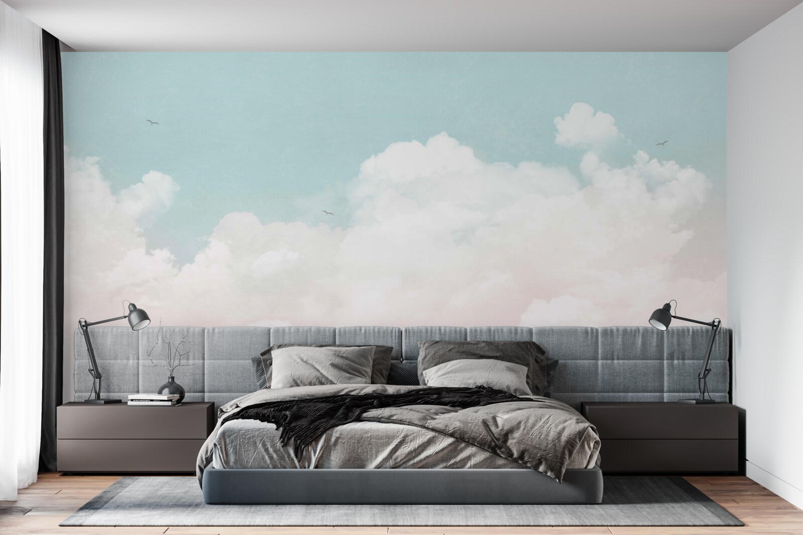 Fototapeten dichte Milchwolken